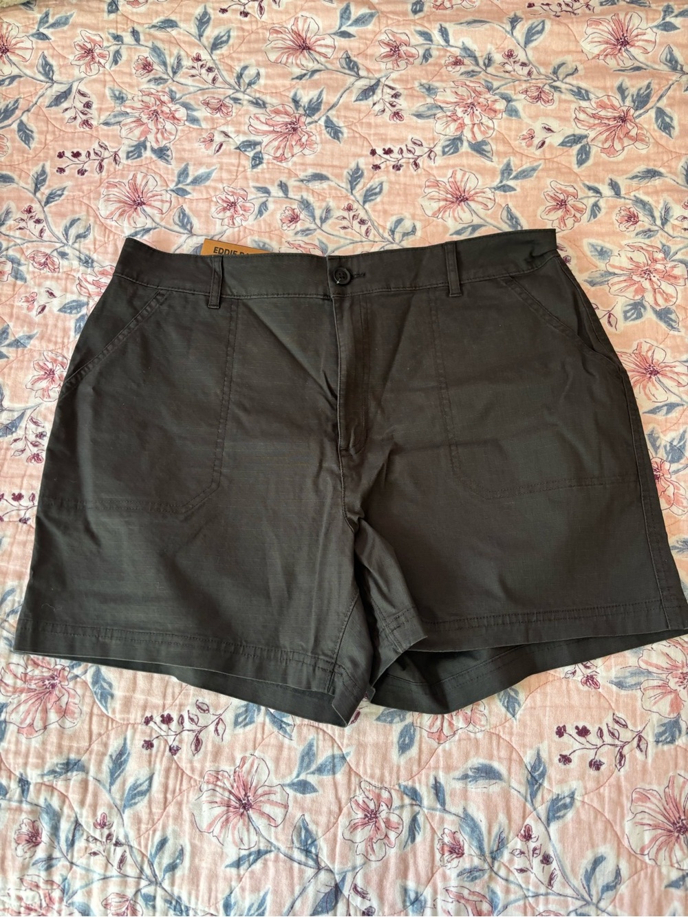 Eddie Bauer Women's Dark Gray Ripstop Shorts